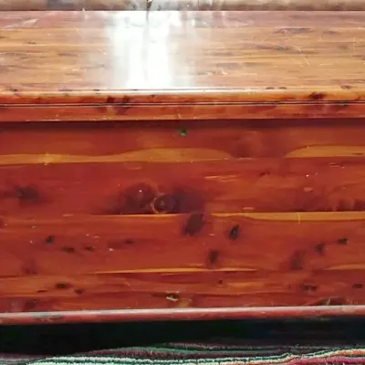 Cedar Chest on Wheels 