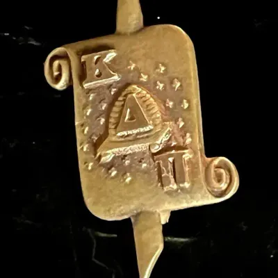 10K Yellow Gold Kappa Delta Pi Honor Society Pin