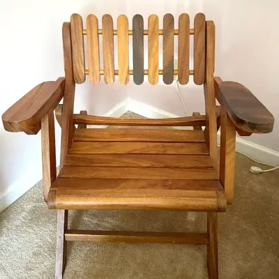 Mid Century Modern Mexican Folding Armchair 