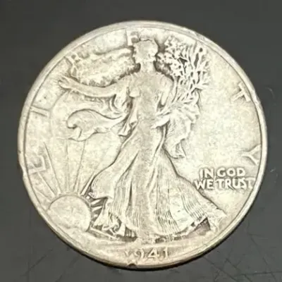 1941 Walking Liberty Silver Dollar