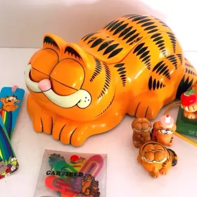 1980’s Tyco Garfield Landline Phone +