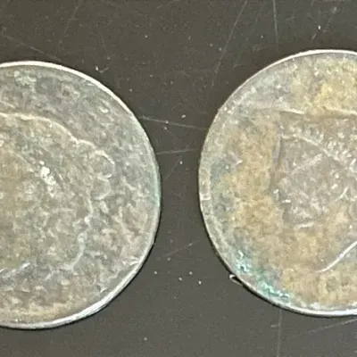 Early 19th Century Coronet Head One Cent Pieces