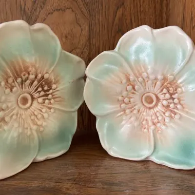McCoy “Rustic Line” Flower Wall Pockets