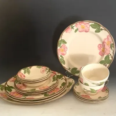 Franciscan Desert Rose Dinnerware, Vintage 