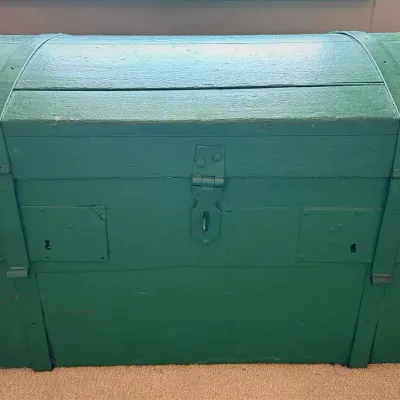 Antique Wooden Travel/Steamer Trunk