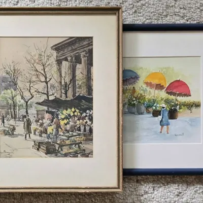 Pair of Original Watercolors (LR-2)