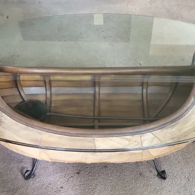 Vintage Canoe Coffee Table (LR-1)