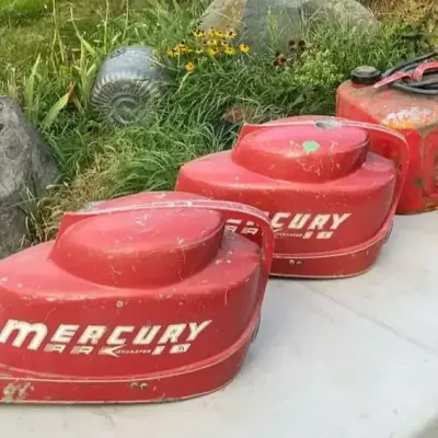 Vintage Mercury Marine Tank & Motor Covers