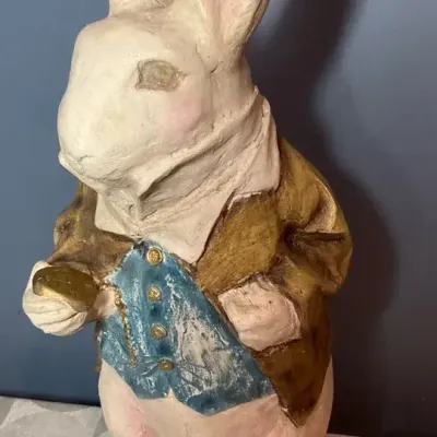 Vintage Alice And Wonderland Ceramic Rabbit R. Shipman Inc.