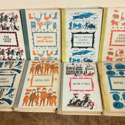 Classic Books Including David Crockett, Little Women, Jack & Jill, And more 