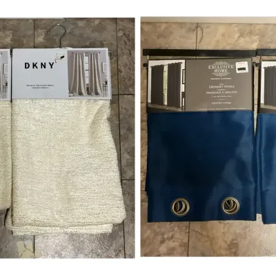 DKNY and Exclusive Home Window Curtains 