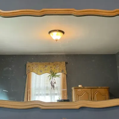 French Provincial Style Large Mirror (35.5 x 53.5)