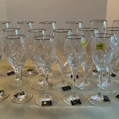 Mikasa Olympus Platinum Stemware 