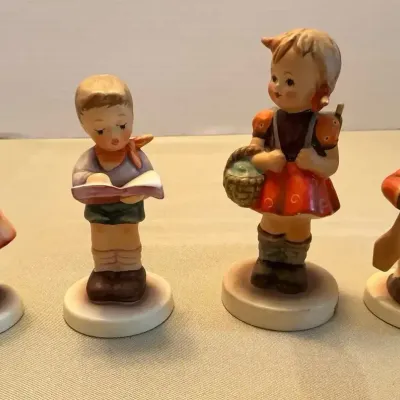 4 Hummel Honor student, School Girl, First Mate, Girl With Doll 