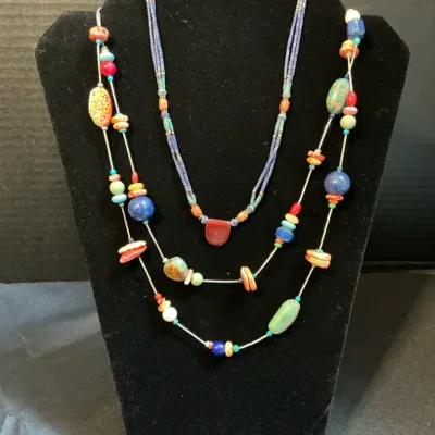 Southwestern Style Gemstone Beaded Necklaces 