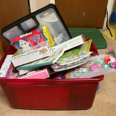 Kids Crafts, Activities, And Toys Including Jump Rope, Art Set, Dolls, And More