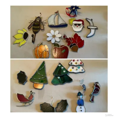 Stained Glass Window Hangers 