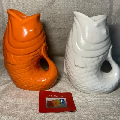 Bistro Brights Glug Glug Jug Fish Pitchers