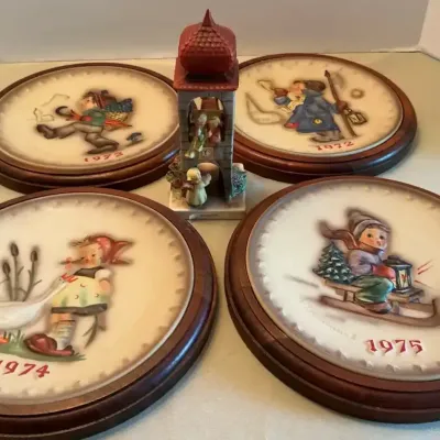 Hummel Collectors Plate And Whitsuntide 