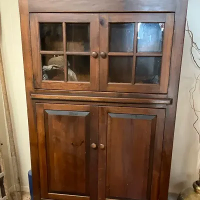 Dark Wooden Cabinet With doors 