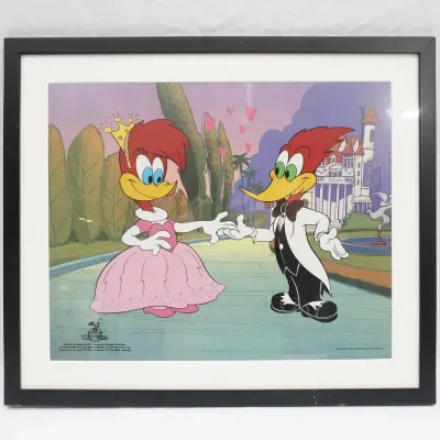 "Lovebirds II" Woody & Winnie Woodpecker Limited Edition Framed Sericel