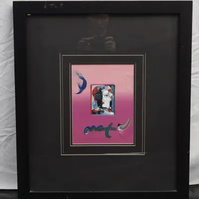 Peter Max "The Faure" Overpaint (2010) Hand-Embellished Acrylic, Signed