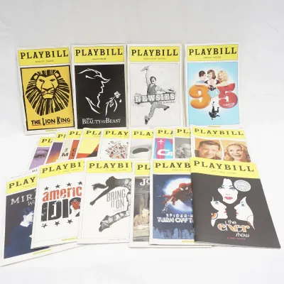 20 Playbills - Studio 54 Streetcar, Lion King, Phantom 25th, Ragtime