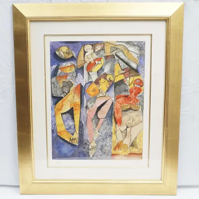 Alexandra Nechita "Winning Together" (1998) Color Lithograph, 799/2500, Inscribed
