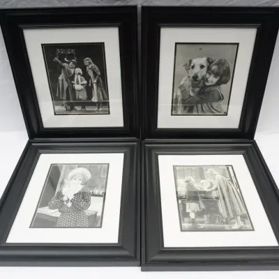4 Framed Martha Swope Photographs, 1977 Broadway "Annie" - Set 2