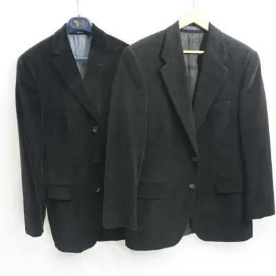 Boss Corduroy Or Velvet Sport Coat And Chaps Ralph Lauren Sport Blazer
