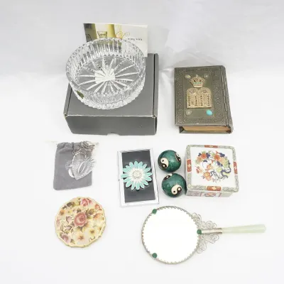 12 Piece Assortment - Waterford, Stratton Compact, Armed Forces Prayer Book