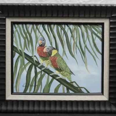 Original Hand Painting By David Thompson, Signed, 11" x 14"