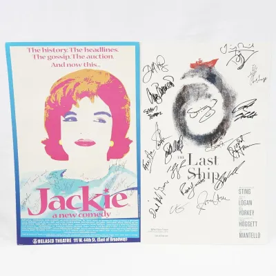 2 Signed Posters - The Last Ship And Jackie