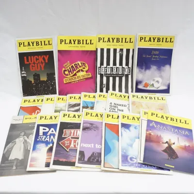 20 Playbills - Brooks Atkinson, American Airlines, Booth, Golden, 1776
