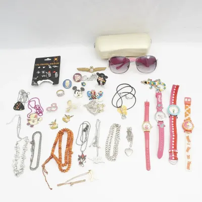 Costume Jewelry, Kids' Watches, Disney Pins, Chanel Case, DG Sunglasses
