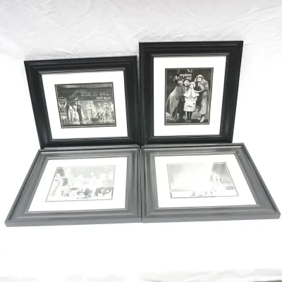4 Framed Martha Swope Photographs, 1977 Broadway "Annie" - Set 1