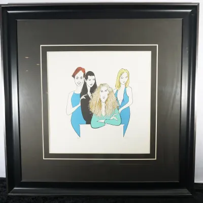 2002 Al Hirschfeld "Sex In The City" Lithograph Limited Edition 248/300