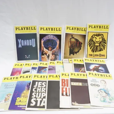 20 Playbills - Foxwoods Spider-Man, Gershwin Starlight Express, Phantom
