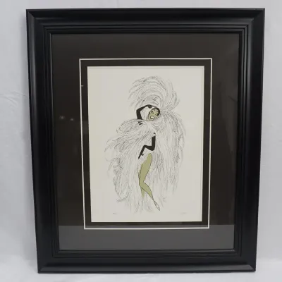Josephine Baker (Chez Josephine in Paris) By Al Hirschfeld Signed Lithograph 252/300