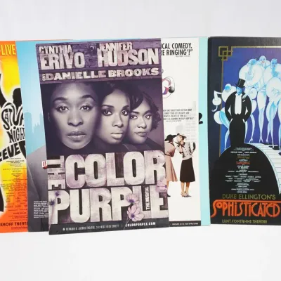 10 Broadway Posters - Color Purple, Full Monty, Bette Midler, Marlene