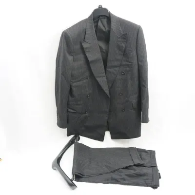 Christian Dior Monsieur Double-Breasted Striped Suit Jacket And Pants