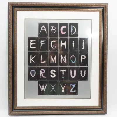 Erte "Alphabet" Hand Signed Poster, 20 x 30, with Erte Enterprises Certificate