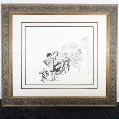 Al Hirschfeld "A Funny Thing Happened On The Way To The Forum" Signed Lithograph, PP