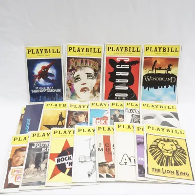 20 Playbills Incl. HAMILTON At The Richard Rodgers, Lion King, Phantom