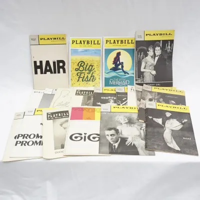 20 Vintage Playbills - Morosco, Alvin, Coronet, Uris, Palace, Winter Garden