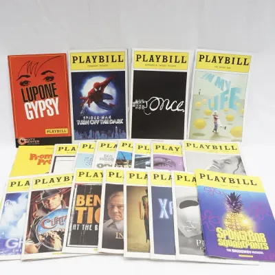 20 Playbills - Brooks Atkinson, Studio 54, Australian J.C. Williamson