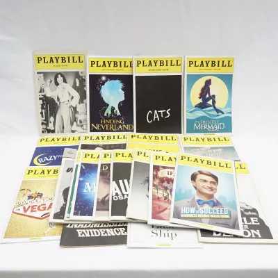 20 Playbills Incl. Via Galactica - Little Mermaid, Cats, Matilda
