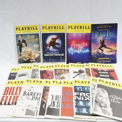 20 Playbills - Cyrano, Dracula, Frost/Nixon, Cathy Rigby Peter Pan