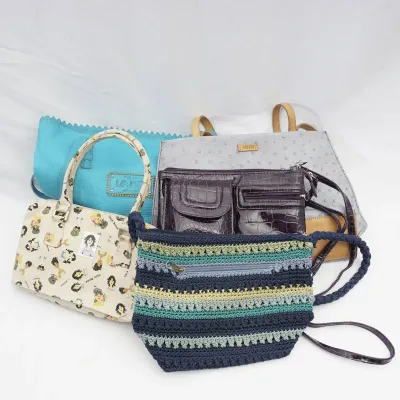 5 Assorted Brand Handbags & Purses – Max New York, Sabrina Seal, & More