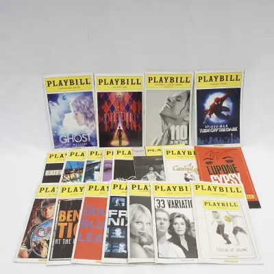 20 Playbills - Patti LuPone Gypsy, God Of Carnage, Bengal Tiger